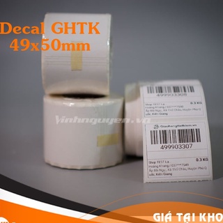 [Combo 10 Cuộn] Tem giao nhận GHTK 49x50 x 7M
