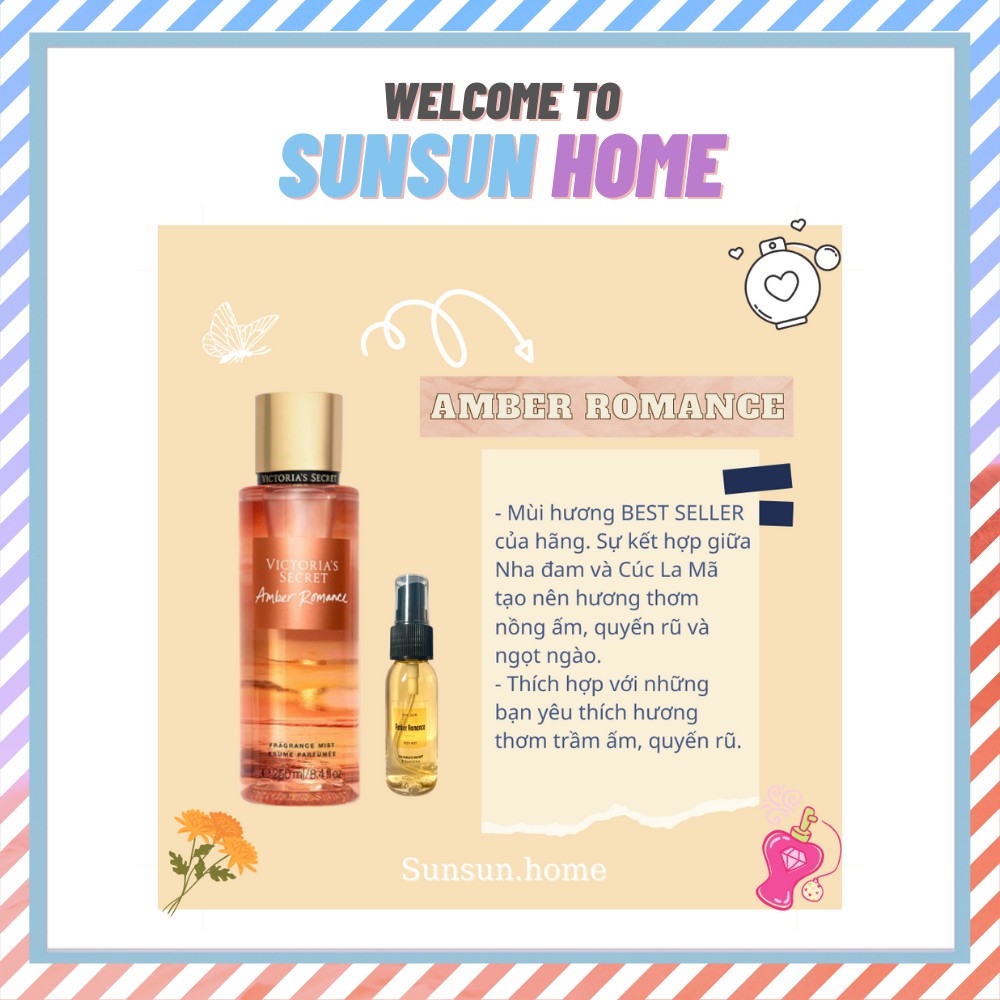 Xịt thơm toàn thân Body Mist Victoria's Secret hàng chuẩn