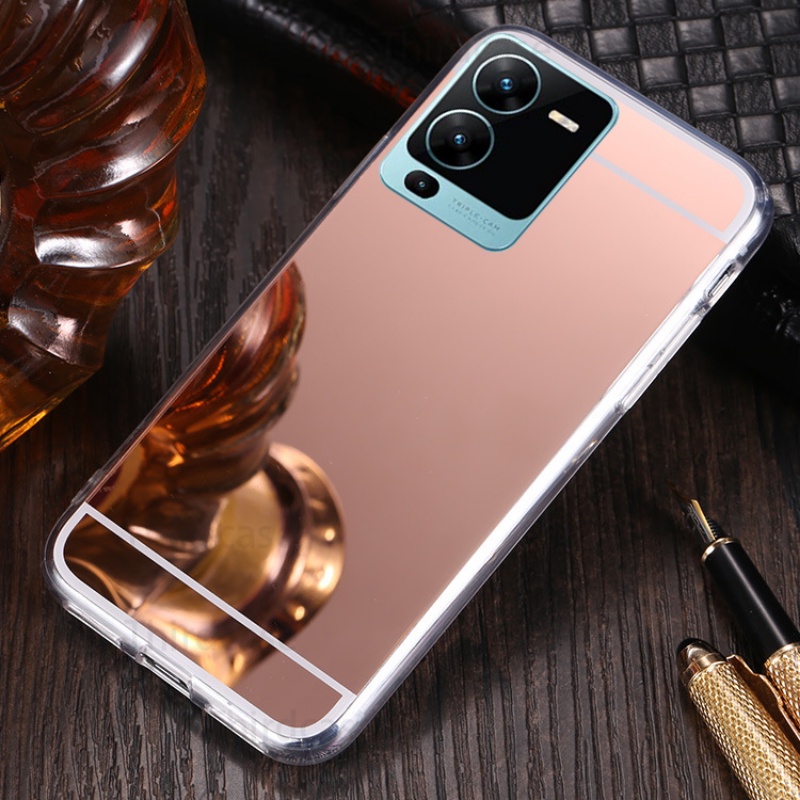 Ốp điện thoại TPU mềm tráng gương cho Y12S V5S V15 V17 S1 Pro Y17 Y15 Y11 Y12 Y65 Y19 Y51 Y71