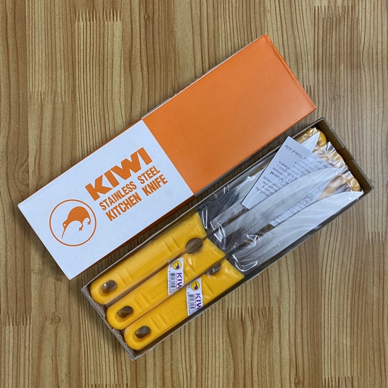 Dao Kiwi mũi tròn - mũi nhọn chính hãng Thái Lan có tem Kiwi Dao gọt hoa quả đa năng siêu sắc bén, không gỉ cán vàng
