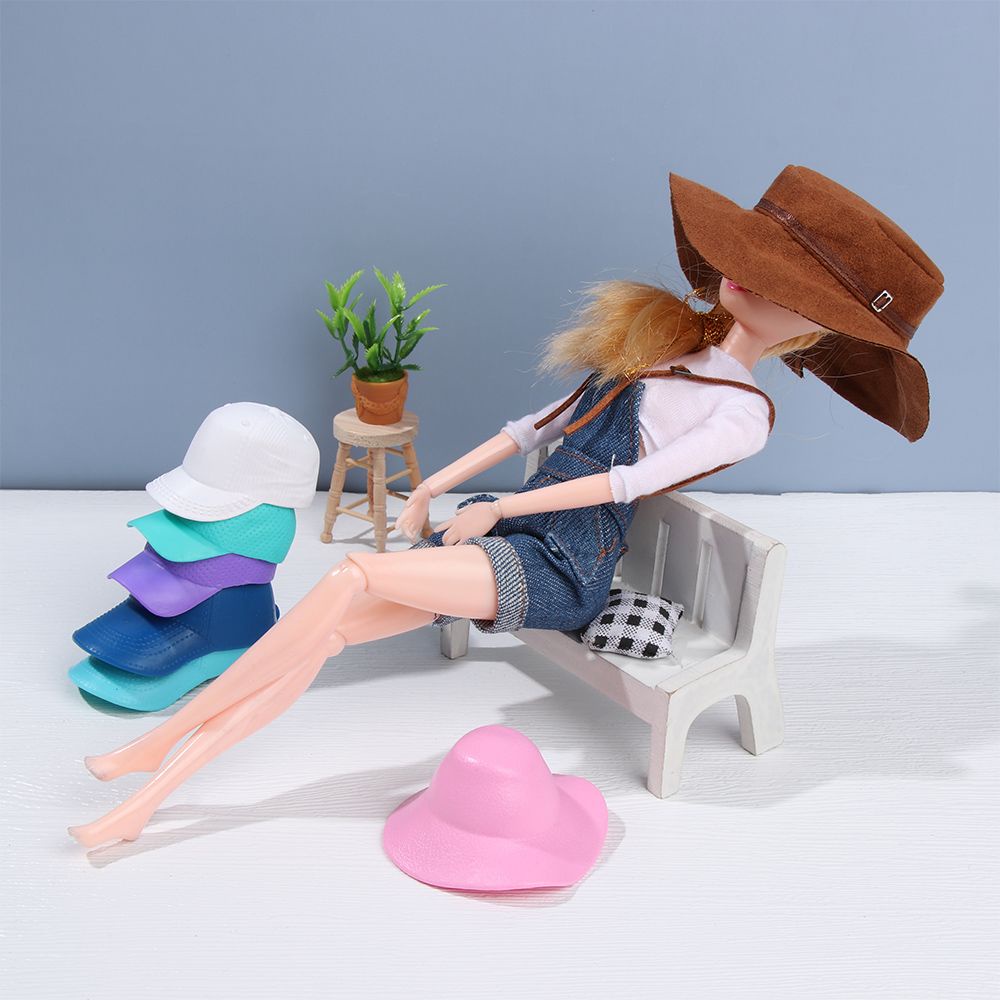 Mũ bóng chày nhiều kiểu dáng thời trang cho búp bê 30cm 1/6