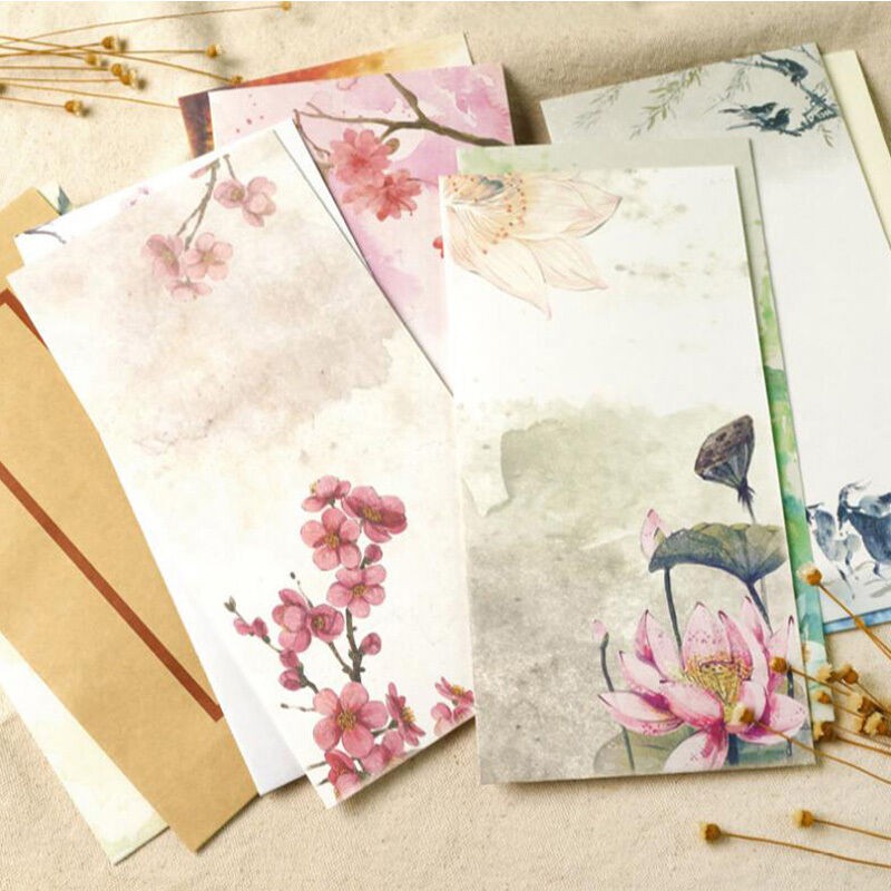 Set 10 phong bì cưới phong cách Trung Hoa độc đáo