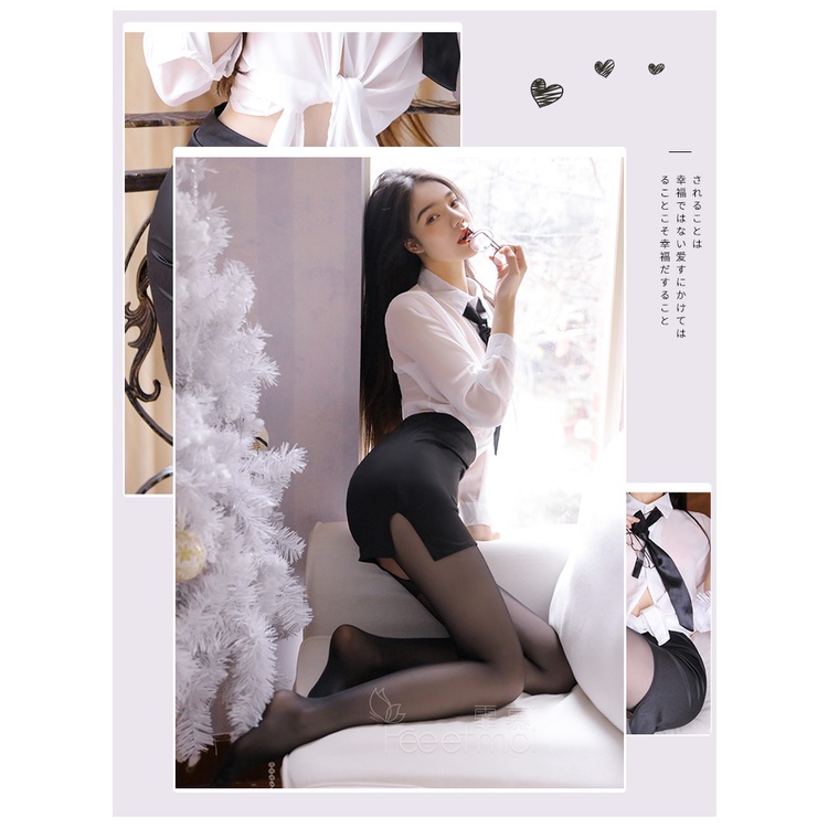 {Nightgown} Bộ Đồ Ngủ Sơ Mi Voan Tay Dài Dáng Ôm Phong Cách Thư Ký Chuyên Nghiệp Mùa Hè Dành Cho Nữ | BigBuy360 - bigbuy360.vn