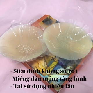 Miếng dán ngực silicon mỏng tàng hình sử dụng được nhiều lần