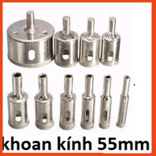 Mũi khoan kính 55 , mũi khoét gạch men, đá hoa cương, sứ, mũi khoét kiếng 55mm