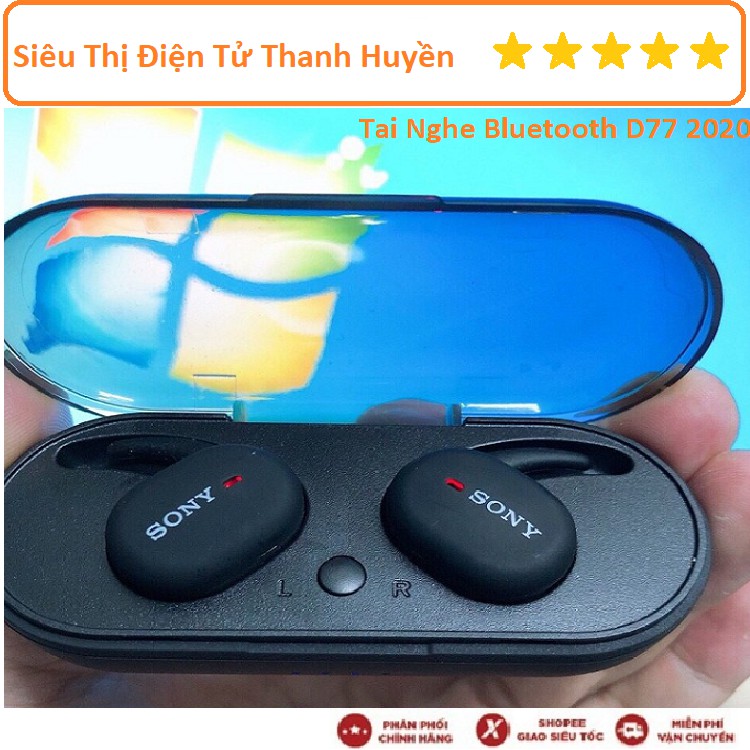 Tai Nghe Bluetooth D77 2020 - Bản Nâng Cấp Trên Cả Tuyệt Vời Của Sony D76 Thần Thánh - Phiêu Cùng EDM - Cảm Ứng 1 Chạm