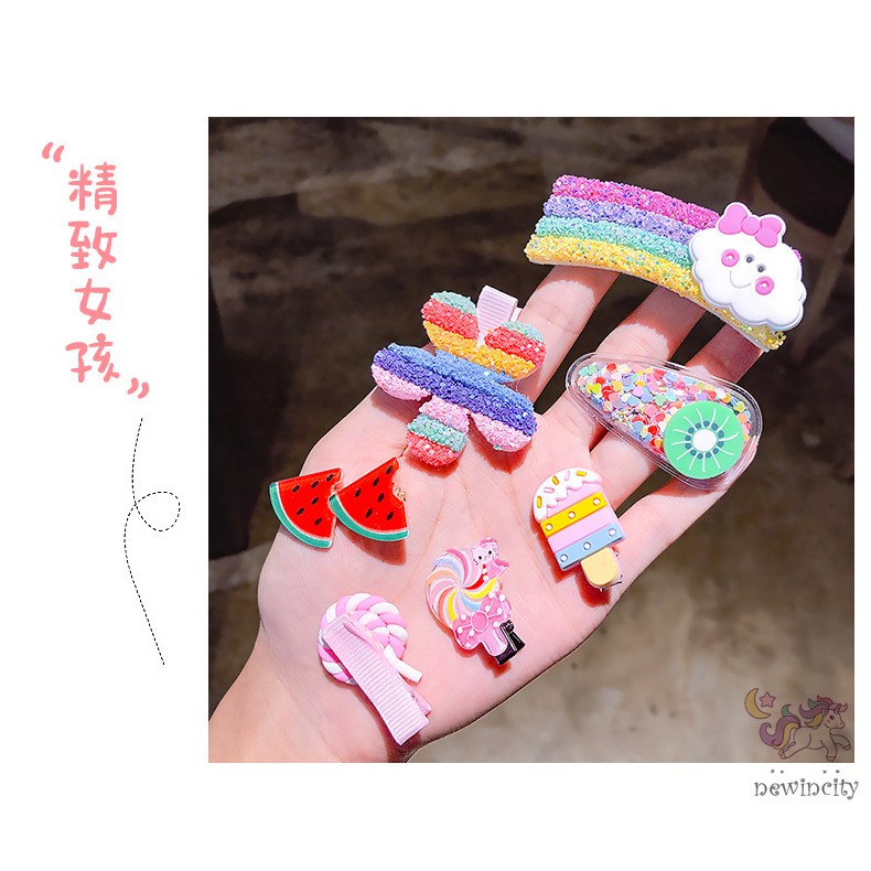 Kẹp tóc dễ thương phong cách Hàn Quốc dành cho bé gái