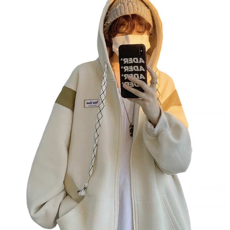 Áo khoác nữ form rộng [CÓ ẢNH THẬT] áo khoác unisex form rộng phong cách Ulzzang hottrend 2022 sọc tay