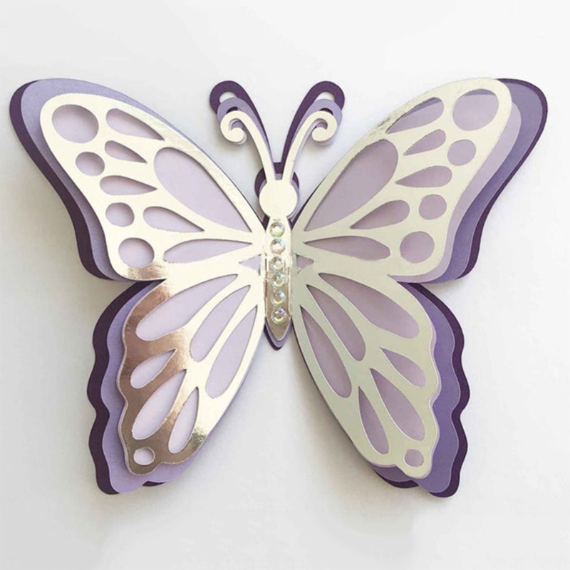 Khuôn Cắt Giấy Kim Loại Hình Bươm Bướm Xinh Xắn