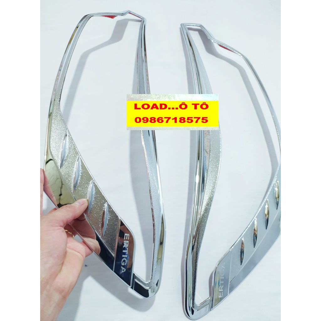 Ốp đèn pha Suzuki Ertiga 2019-2021 Mạ Crom Sáng Bóng