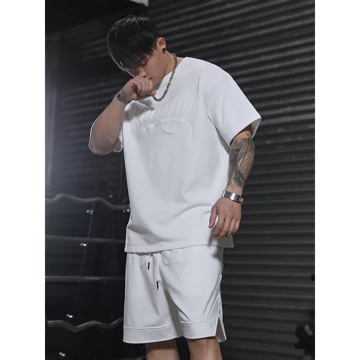 Bộ Mặc Nhà Thể Thao Nam Chất Thun Lạnh Cao Cấp Chữ Nổi Bigsize