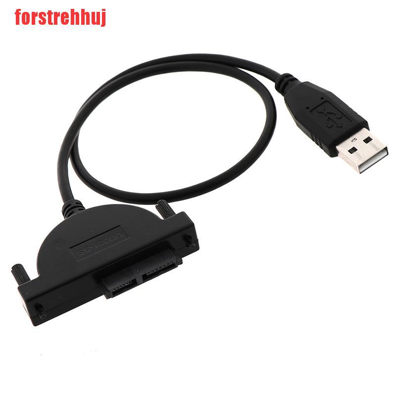 Cáp Chuyển Đổi Usb 2.0 Sang Mini Sata Ii 7 + 6pin Cho Laptop Cd / Dvd Rom