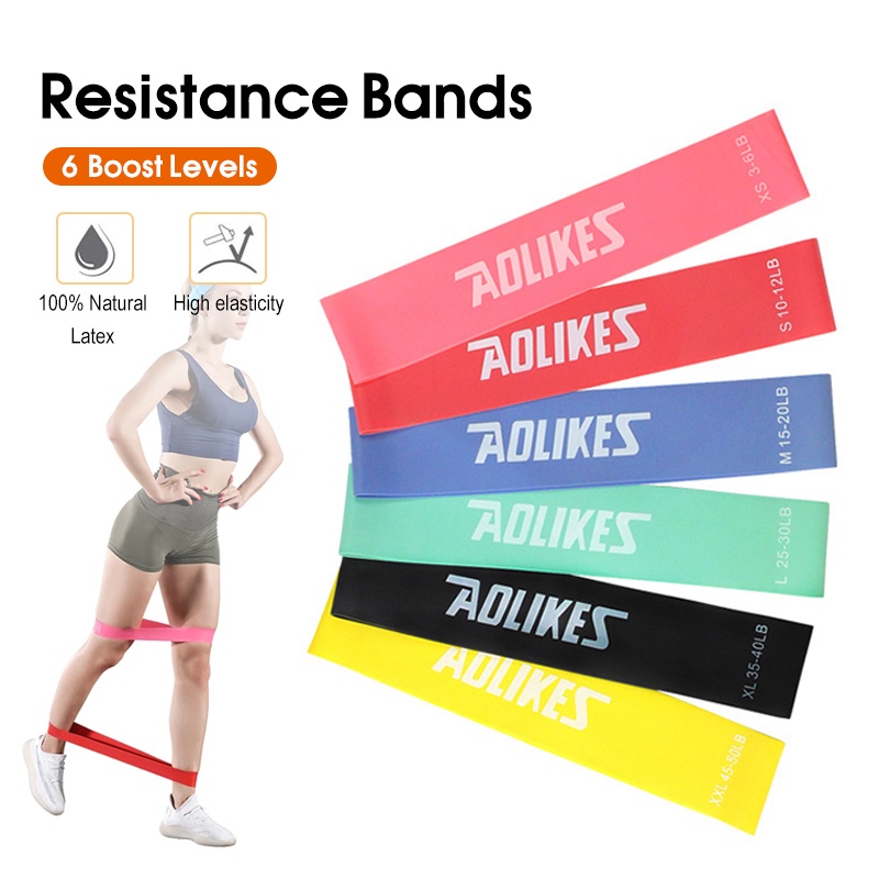 Dây kháng lực tập mông Aolikes ,Dây Miniband, Dây Cao Su Kháng Lực Tập Chân Mông,Đai Kháng Dây Đàn Hồi