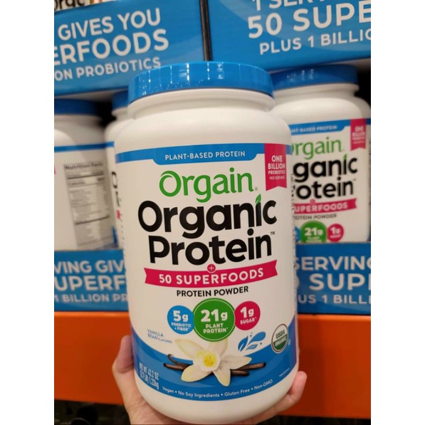 Protein hữu cơ Orgain Organic Protein USDA 1.2kg