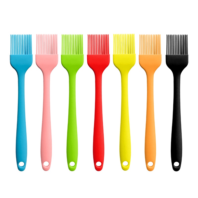 Chổi quét dầu ăn Silicon chịu nhiệt - Cọ quét dầu ăn nước sốt, nướng BBQ, làm bánh cán đúc cao cấp