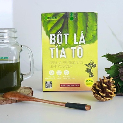 BỘT LÁ TÍA TÔ BEHENA NGUYÊN CHẤT BỔ PHỔI 50GRAM