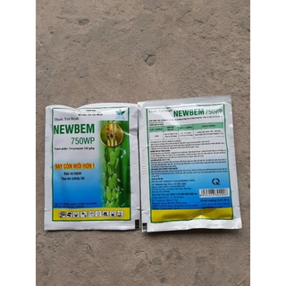 Trừ nấm bệnh dưỡng xanh lá đòng NewBem 750WP công ty HAI gói 25 gram