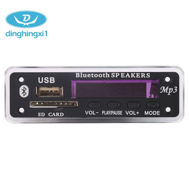 Dc 5V/12V Bluetooth 5.0 Decoder Board Audio Module Usb (Black) | BigBuy360 - bigbuy360.vn