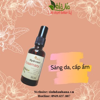 Hydrosol hương thảo -Tinh Dầu Hà Na- làm sạch da, săn chắc da, kiềm dầu, dưỡng tóc bóng mượt
