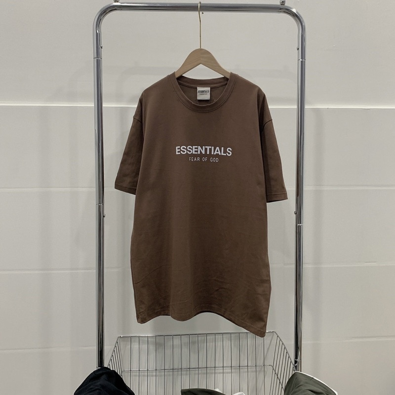 ÁO THUN TAY LỠ COTTON ESSENTIALSS MID FORM UNISEX NAM NỮ (hình chụp thật)