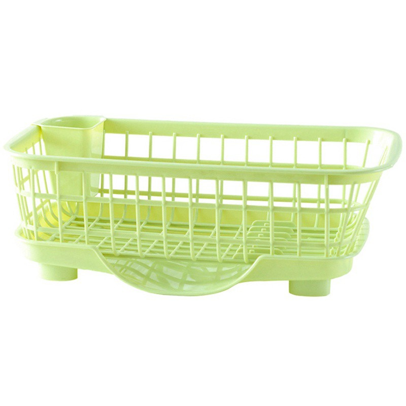 Giá đỡ chén dĩa bằng nhựa ráo nước bền bỉ tiện dụng cho bồn rửa chén