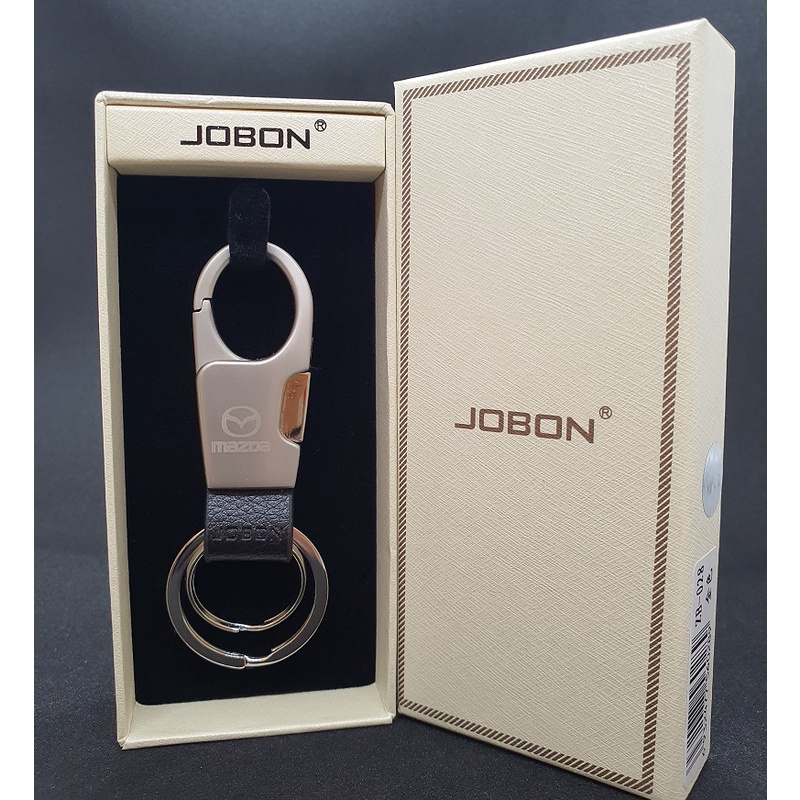 Móc treo chìa khóa JOBON khắc logo Mazda