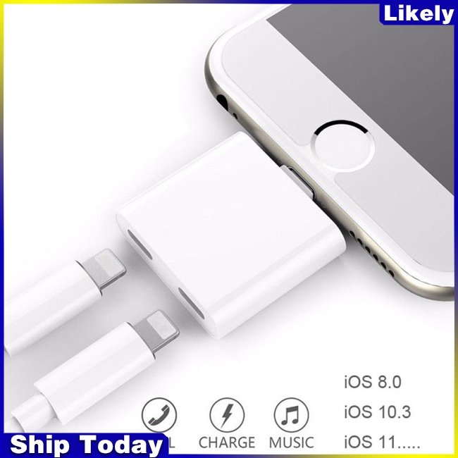 Bộ Chuyển Đổi Âm Thanh Tai Nghe 8 Pin Chuyên Dụng Cho iPhone 7 7 PLUS 8 PLUS