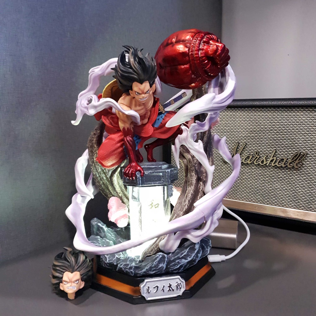 Figure / Mô hình Luffy Wano 26 cm - 38 cm có đèn