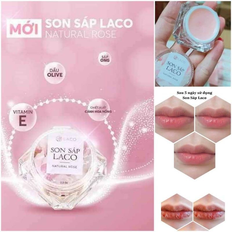 Son Sáp Hoa Hồng Hữu Cơ MAROSA LACO - Venus Store