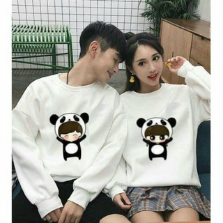 Áo nỉ sweater thu đông, áo đôi dài tay nam nữ