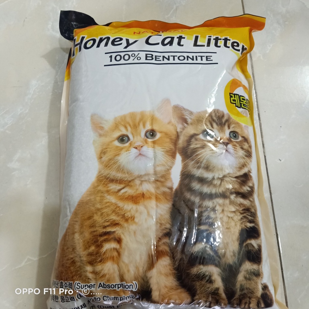 Cát Vệ Sinh Honey Cat 5L nặng 4kg mùi Cafe ít bụi vón tốt