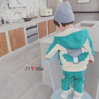 Bộ con voi kéo khoá cho bé