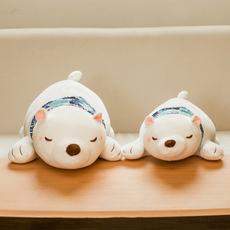 Gấu Bắc Cực Nhồi Bông Mềm Mại Dễ Thương