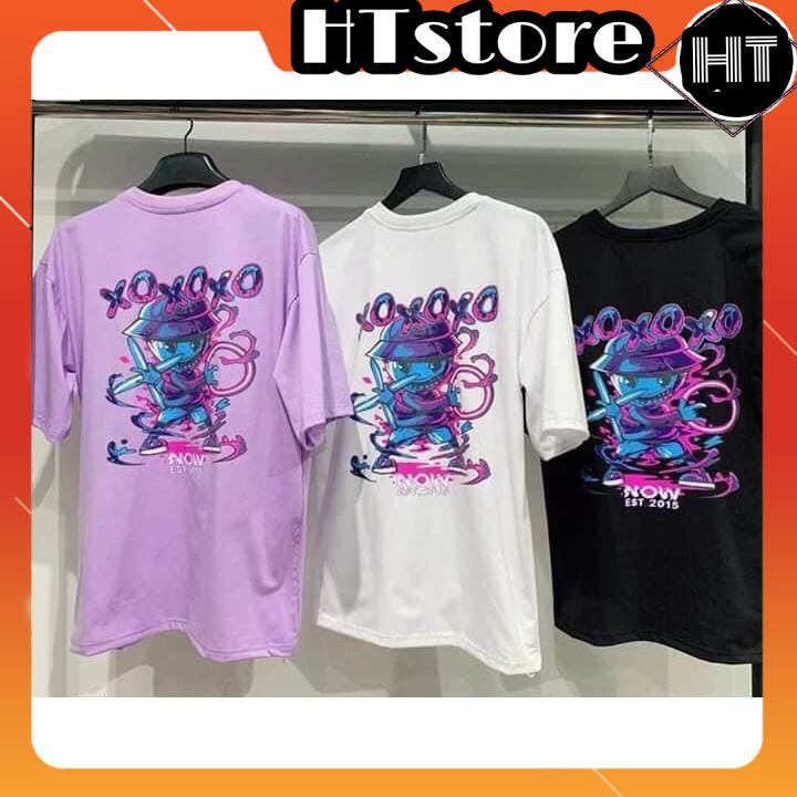 Áo phông nữ HTSTORE Áo Thun Nam Nữ Tay Lỡ From Rộng Unisex nhiều màu