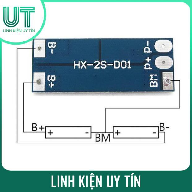 Mạch Bảo Vệ Pin 2S 8.4V 10A 2S-D01