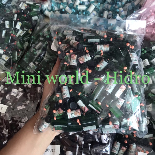 Combo4 mô hình chai rượu mini trang trí nhà búp bê Barbie