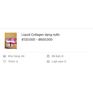 Collagen Liquid 4000mg 30 ống