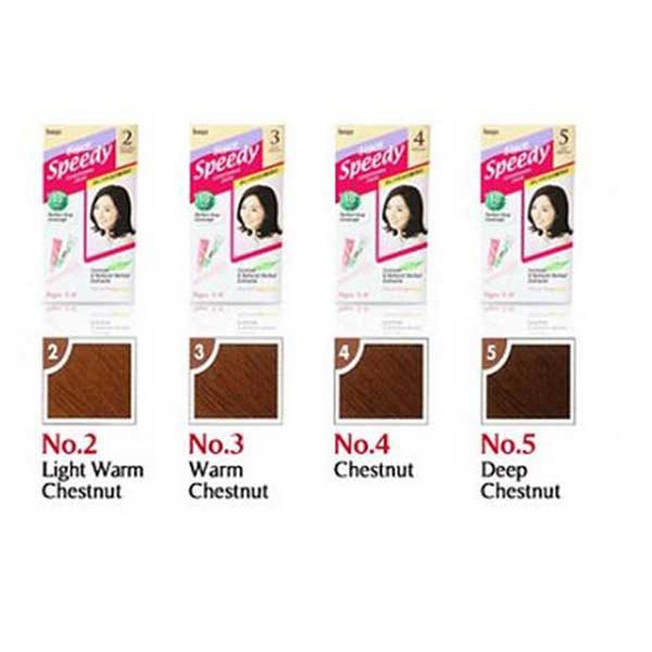 Thuốc nhuộm tóc thảo dược Bigen Speedy 4 Chestnut Nâu Hạt Dẻ