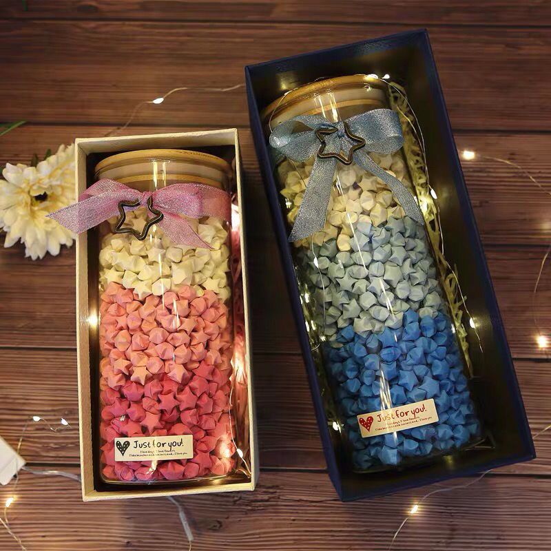 Lọ thủy tinh kèm sao