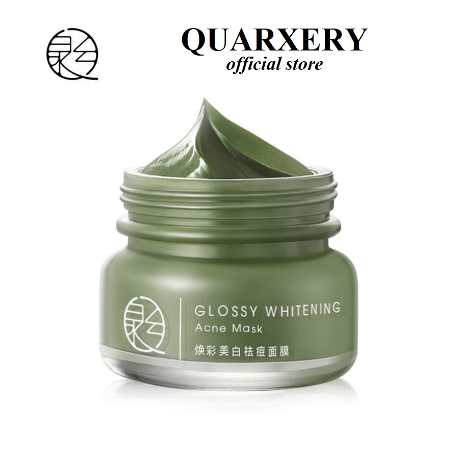 Mặt Nạ Bùn Khoáng Niacinamide QUARXERY 80g Mask Làm Sạch Mụn Đầu Đen, Dưỡng Trắng Da