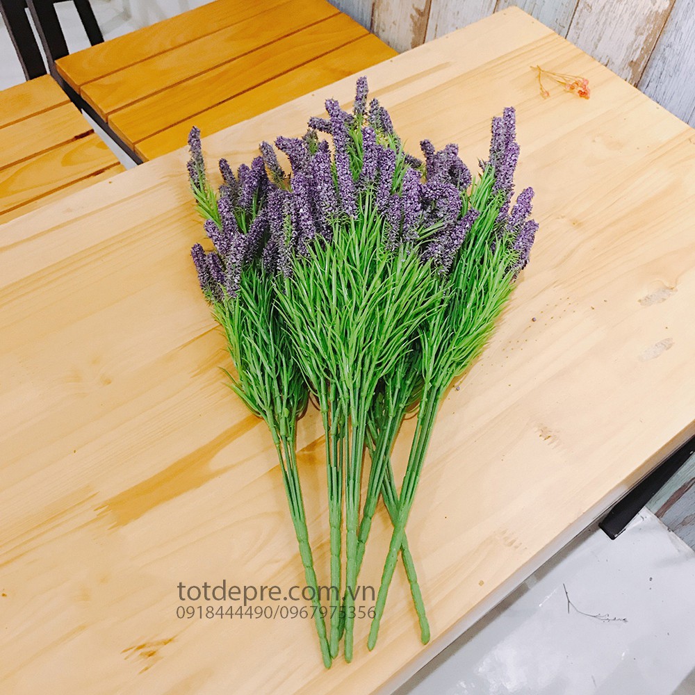 Cành lavender - Hoa giả cao cấp