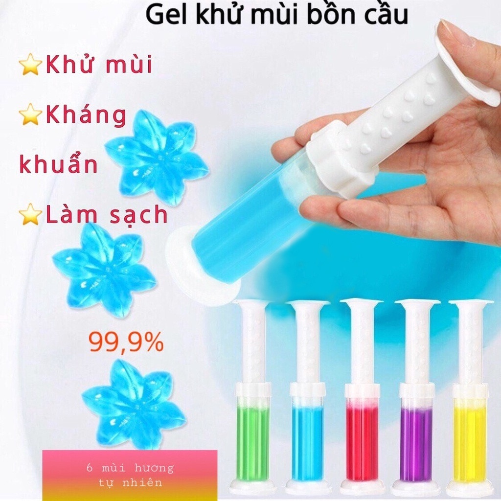 Gel khử mùi bồn cầu nhà vệ sinh hoa thơm khử trùng toilet (mùi tự chọn ) ILY