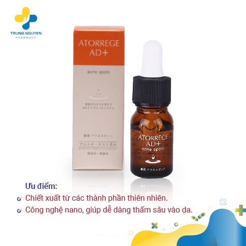 Tinh chất giảm mụn Atorrege AD+ Acne Spots