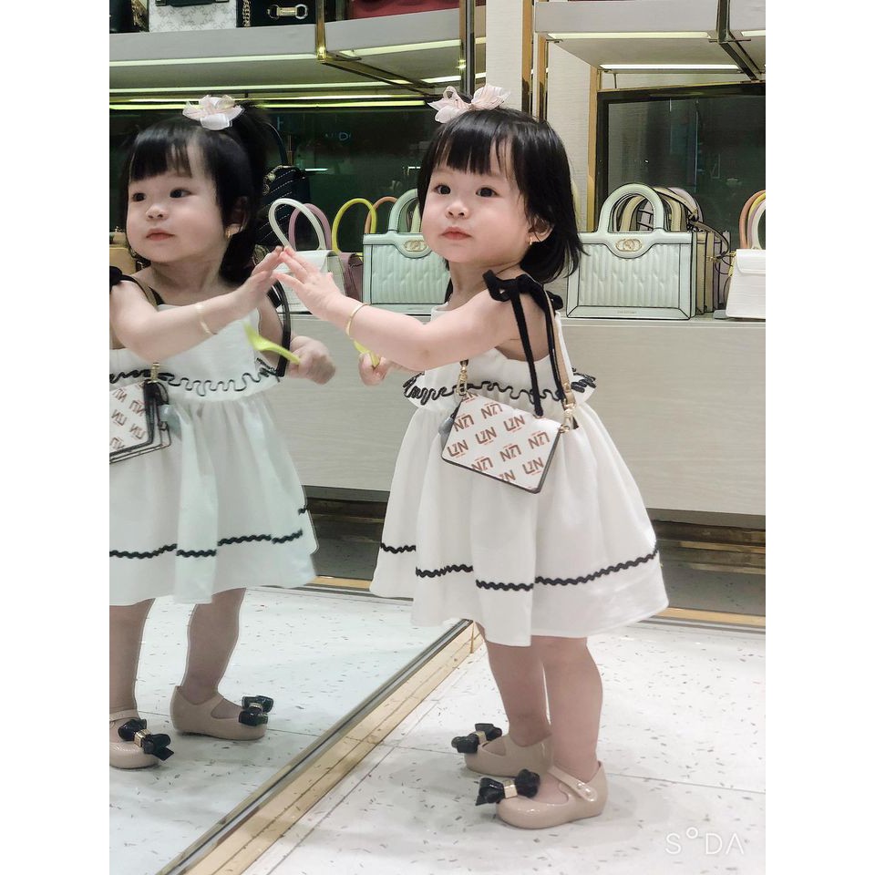 ĐẦM 2 DÂY TRẮNG Ano baby house