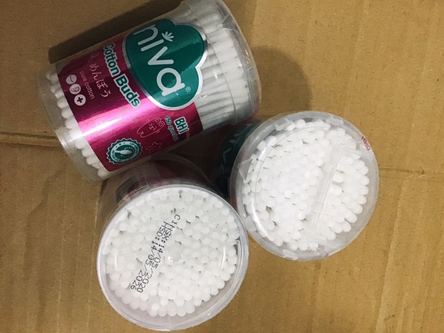 Bông tăm NIVA Cotton Buds cao cấp trẻ em.