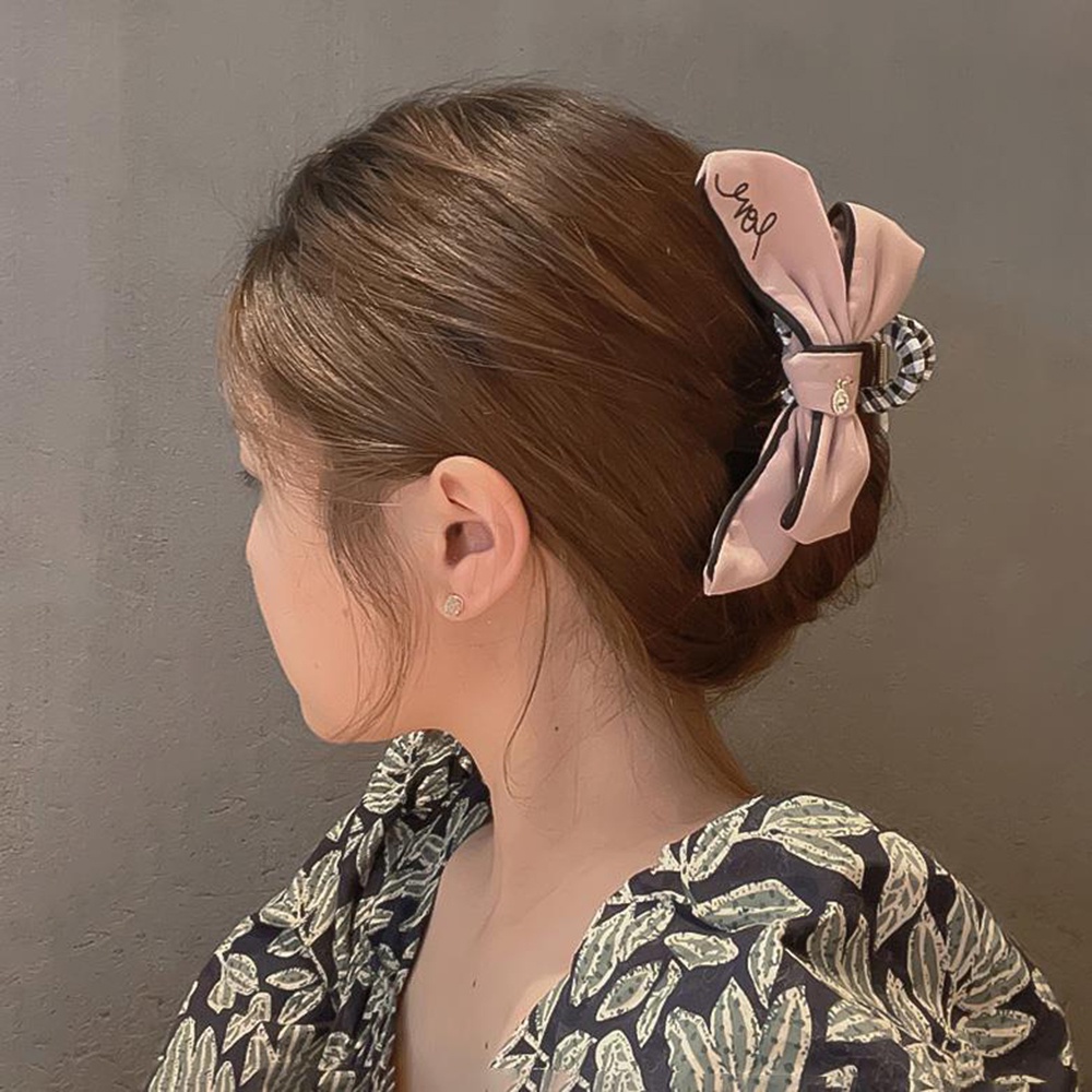 Kẹp tóc hình nơ sau lưng kiểu Hàn Quốc dễ thương cho nữ