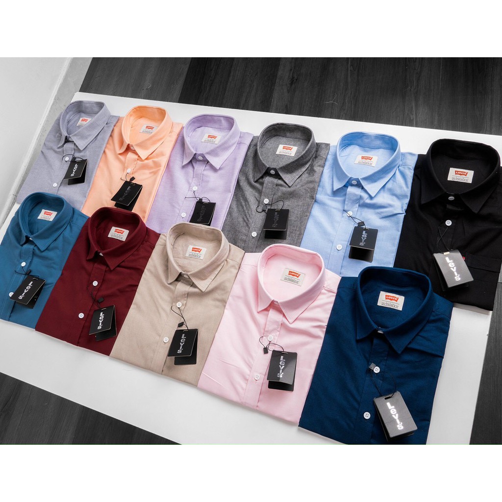 Áo Sơ Mi Nam Ngắn Tay Cao Cấp LV Dáng Slimfit, Vải Trơn,Mềm Mịn,Không Nhăn, Thấm Hút Hàng VNXK | BigBuy360 - bigbuy360.vn