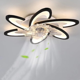 Quạt trần đèn led phòng khách、quạt trần đèn 3 chế độ ánh sáng.