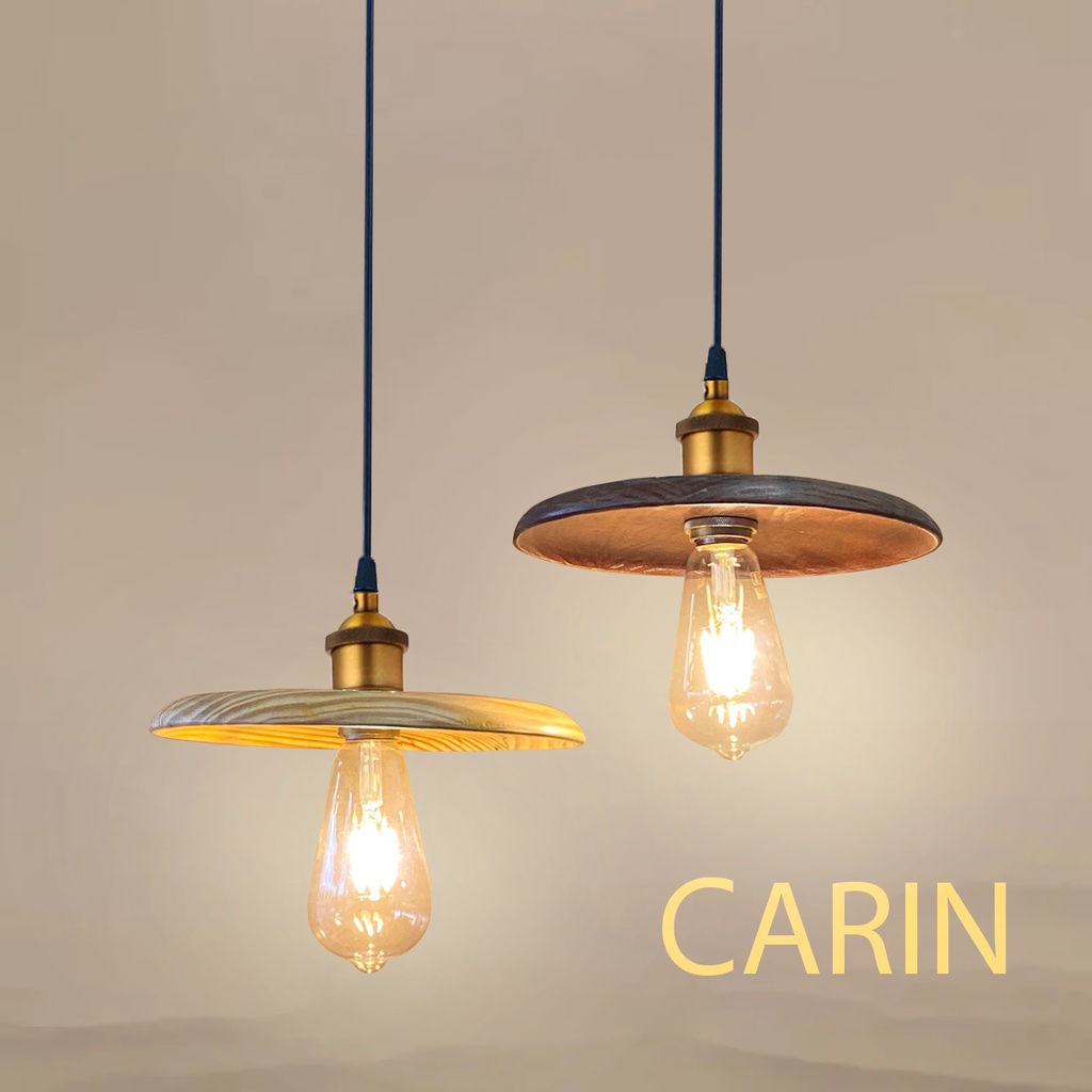 Đèn thả trang trí gỗ đơn giản chưa bao gồm bóng đèn DGSX