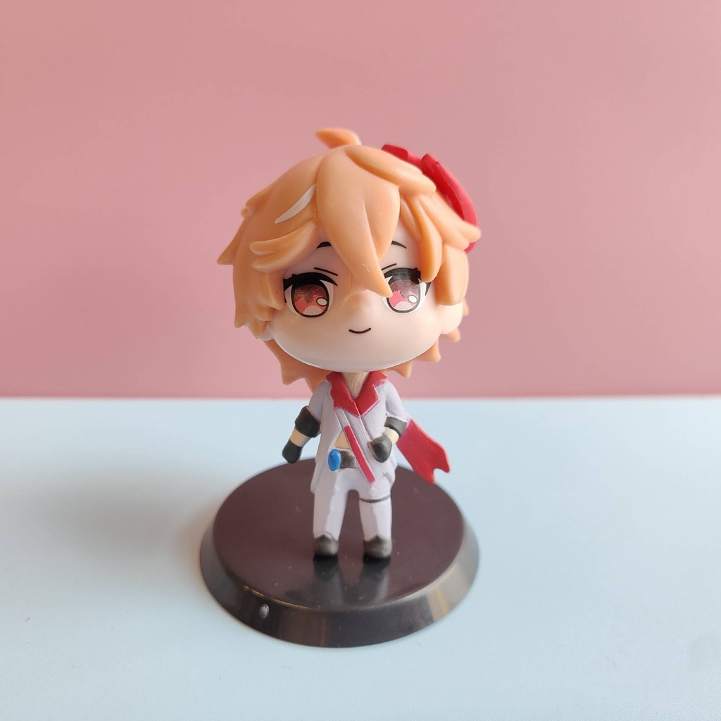 Bộ 6 Mô Hình Nhân Vật Jason Genshin Va Chạm Keqing Zhongli Xiao Qiqi Ganyu Tartaglia